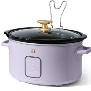 💕 New Beautiful Lavender 4 Qt Slow Cooker with Touch Activated Display